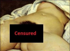 El origen del mundo - Courbet (censurado)