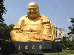 Estatua de Hotei,Templo Paochueh. Taiwán