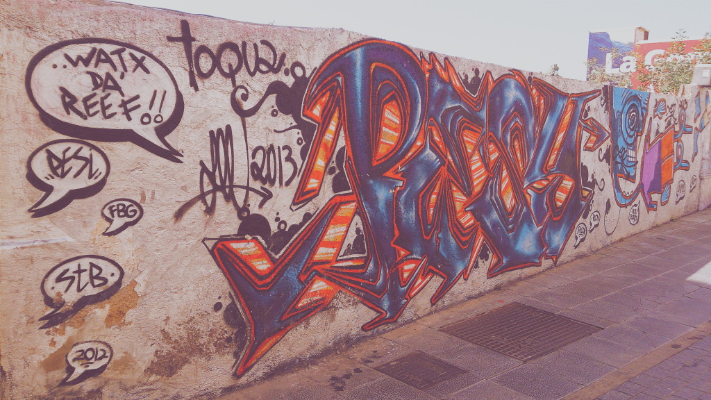 Muro anejo a la puerta trasera de la antigua Recova, Santa Cruz de Tenerife. Foto David Febo, 2015