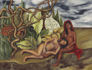 Dos desnudos en el bosque Frida Kahlo 1939