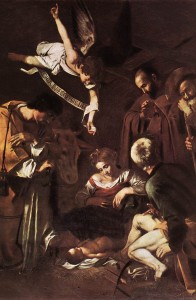 caravaggio-natividad-con-san-francisco-y-san-lorenzo-1609