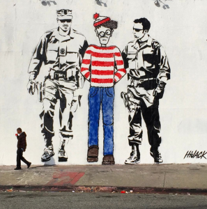 HiJack, Dónde está Wally. Avenida LaBrea, Hollywood oeste, California