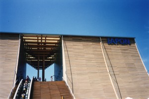 Pabellón de Japón. Tadao Ando. 1992