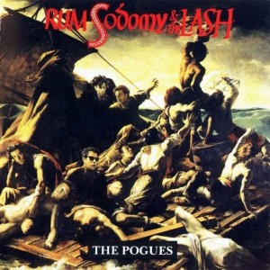 Versión de La Balsa de la Medusa (Théodore Gericault). Portada de Rum, Sodomy and The Lash, de The Pogues.