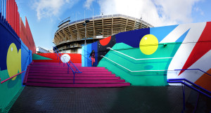 Football stadium underpass, Tenerife 2018