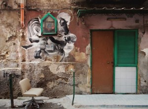 Foto 3 Francisco Bosoletti, Madonna dei Pellegrini, 2017. Nápoles, Italia. Fuente Instagram @bosoletti