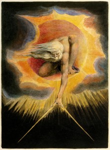 El anciano de los días, 1947, grabado. William Blake.