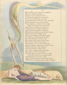 Ilustración 2. Fragmento de Night thoughts de William Blake (1742-1755) Imagen extraída de pinterest.