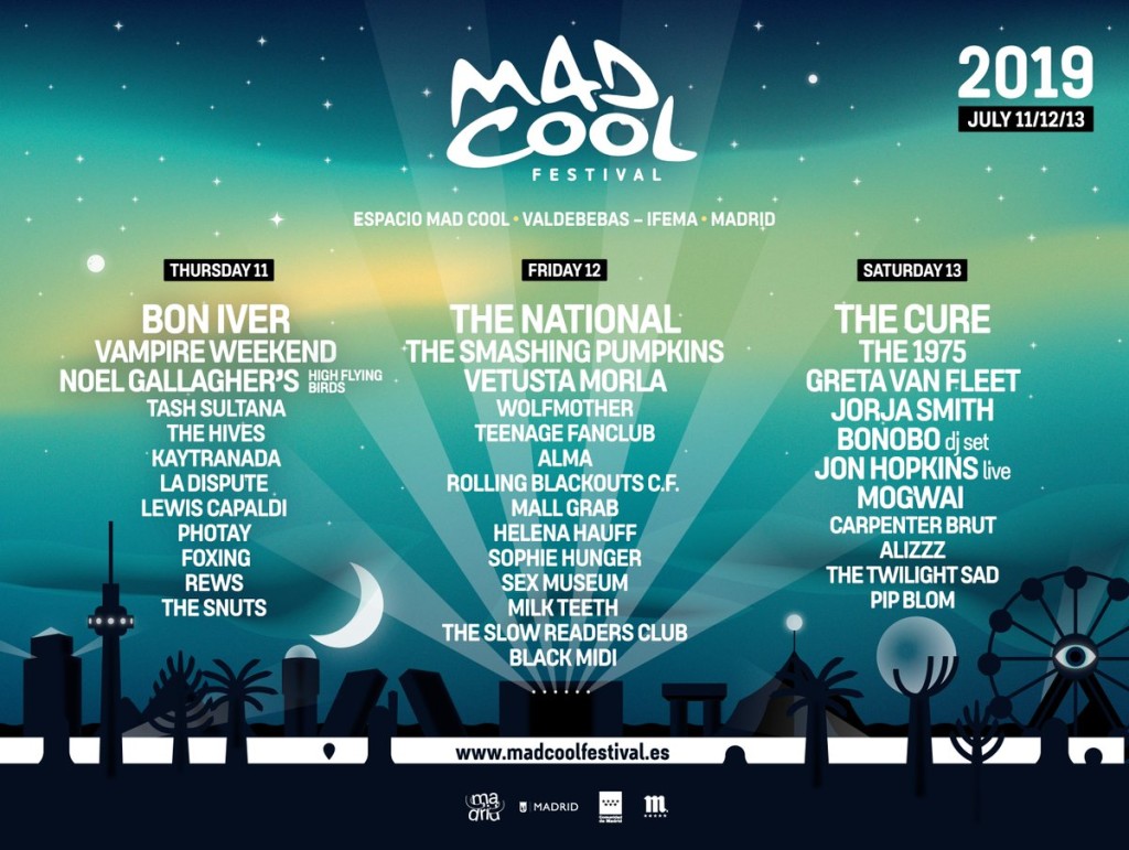 Cartel provisional Mad Cool