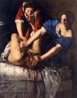 Judit y Holofernes, de Artemisia Gentileschi.