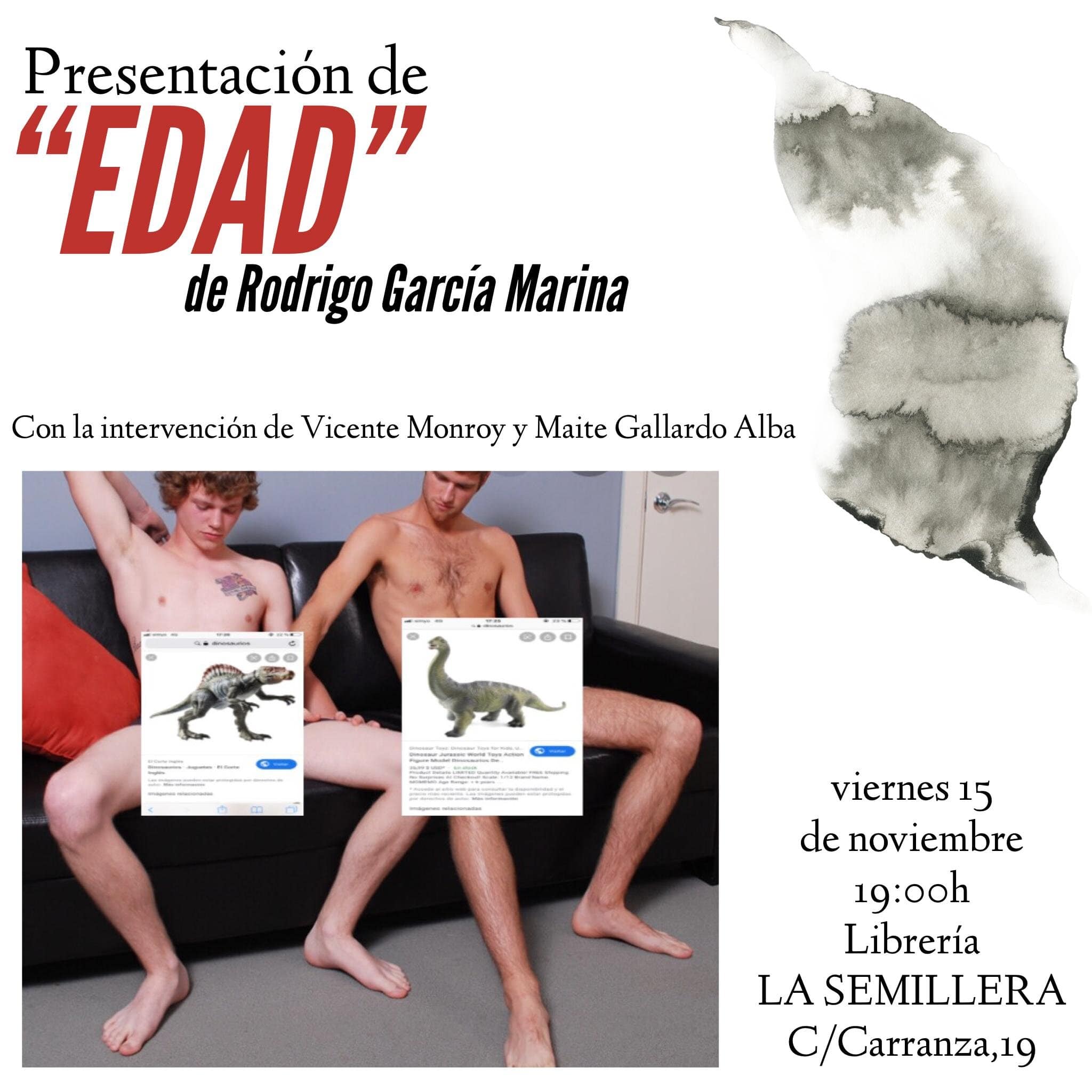 Rodrigo García Marina presenta 'Edad' en la Libreria La Semillera