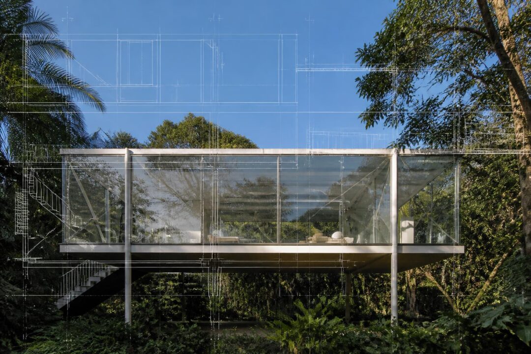 descubre un análisis detallado y planos ilustrativos de la casa de vidrio de lina bo bardi, un ícono de la arquitectura moderna que fusiona diseño y funcionalidad.