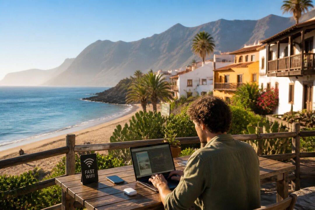 descubre por qué canarias es el destino ideal para nómadas digitales, con su clima perfecto, excelente conectividad y calidad de vida incomparable.